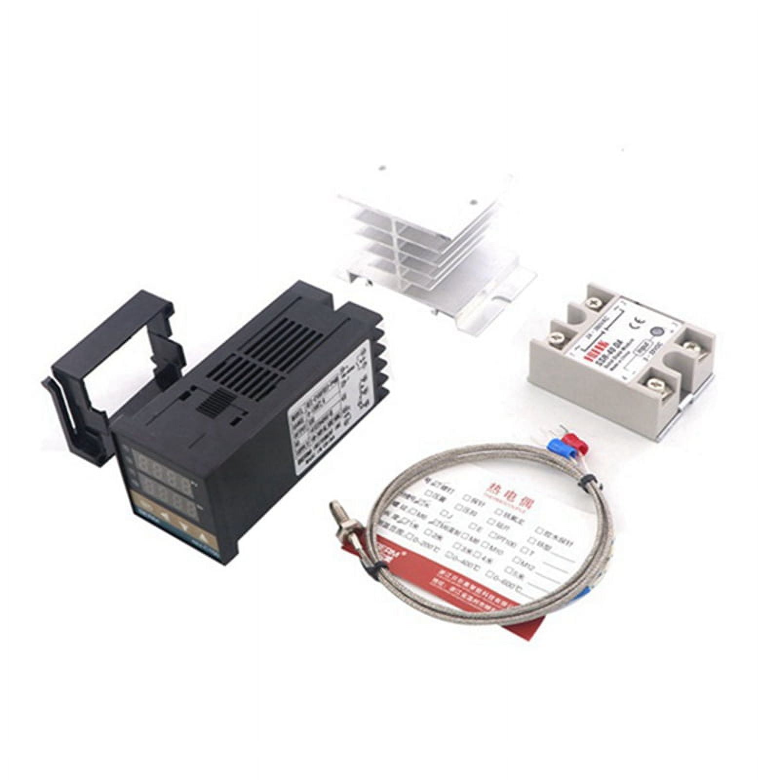 -C100 Digital Temperature Controller Thermostat Output Max.40A Relay K Thermocouple Probe