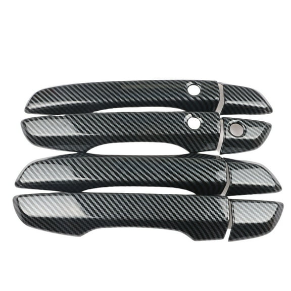 New Carbon Fiber Style Door Handle Cover Trim for 16-19 Honda Civic Sedan 10th