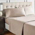 thumbnail image 4 of Hotel Style 4-Piece 600 Thread Count Beige Egyptian Cotton Adult Bed Sheet Set, King - Deep Pocket, 4 of 5