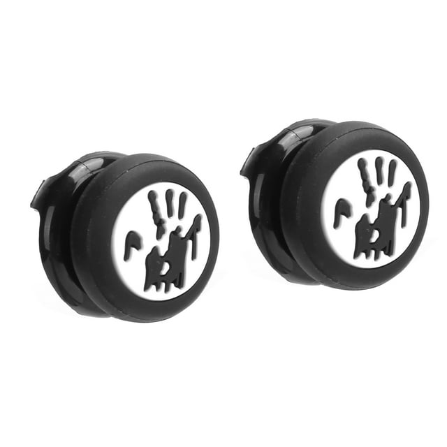 1 par de empuñaduras de pulgar, tapas de balancín, Protector de cubierta de Joystick de plástico para PS4/PS5, Gamepad tipo D