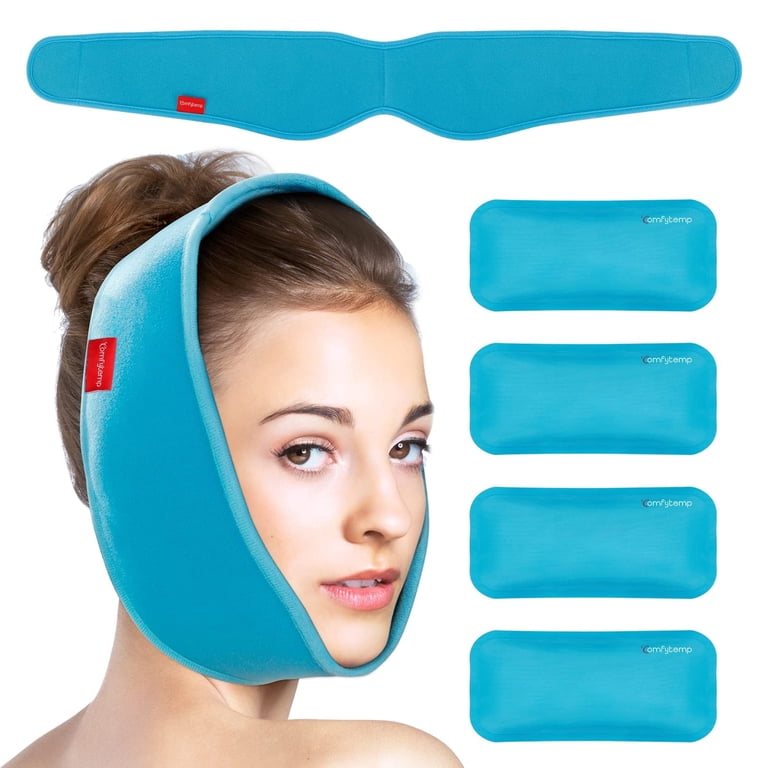 Reusable Face Ice Pack with 4 Gel Packs photo 1