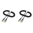thumbnail image 1 of DQrwqpou Cable Resorte A 4K 1080P Cable Resorte para Cámara (Mini A HDMI), 1 of 3