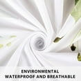 thumbnail image 4 of Shower Curtain,Shower Curtains for Bathroom Sage Green Eucalyptus Shower Curtains Watercolor Plant Green Leaf Shower Curtain Sets Plants Leaves Bathroom Shower Curtain 72"W x 72"L with Hooks, 4 of 6