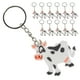 thumbnail image 4 of WORGEOUS 12 Uds llavero de vaca llaveros de animales llavero de dibujos animados lindo llavero colgantes de vaca, 4 of 8
