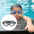 thumbnail image 3 of Baohd Universal Swimming Goggles Adjustable Silicone Earplug Glasses Waterproof HD Lens Portable Eyewear Accessory Beginner Black 1Set, 3 of 6