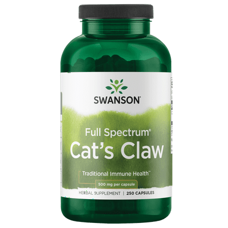 Swanson Cat's Claw 500 mg 250 Capsules