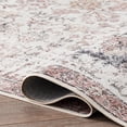 thumbnail image 3 of RUGKING Distressed Floral Runner Rug 3x8 Red Multi Flodable Vintage Carpet Non Slip Runner Rug For Hallways Entryways Kitchen Bathroom, 3 of 6
