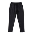 thumbnail image 2 of Men's Casual Straight Leg Joggers Trousers, Elastic Waist Drawstring Wide Leg Pants, Quick Dry Lightweight Breathable Cargo, Gym Workout Running Athletic Daily Activewear, 2 of 5