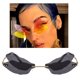 thumbnail image 1 of Gafas de sol Dragonfly Fernando Gafas de terre para mujer Vintage metal sin marco UV400 gris, 1 of 8