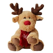 Christmas Reindeer Plush Toy,Elk Doll Soft Stuffed Present Home Decoration