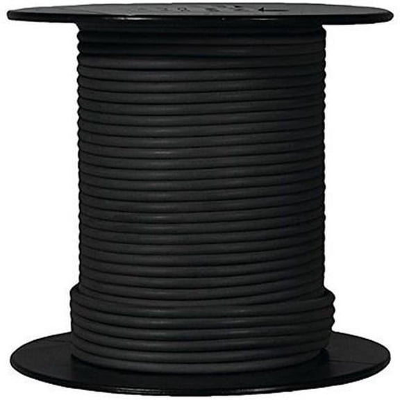 BATTERY DOCTOR Primary Wire,10 ga.,19,100 ft.,60V,Black 81000