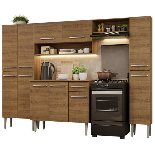 Cocina Integral Completa Modular Madesa Emilly Hit 261cm MM