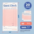 thumbnail image 2 of Guest Check Books FMP Brands para servidores, 20 blocs, 1000 hojas, 2 of 7