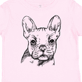 thumbnail image 4 of Inktastic French Bulldog Portrait Boys or Girls Toddler T-Shirt, 4 of 5