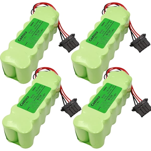 (Pack of 4) 1600mAh 14.4 Volt 12N-1600SCB Rechargeable Battery for OKUMA OSP-P200M System
