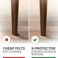 thumbnail image 4 of X-Protector Felt Furniture Pads - 235 Pcs Brown - Felt Pads for Furniture Feet - Protect Hard Floors, 4 of 7