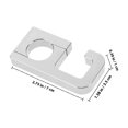 thumbnail image 2 of BEADCEST Gancho Colgante Para Motocicleta De Aleación De Aluminio Color Plata Sin Perforación, 2 of 8