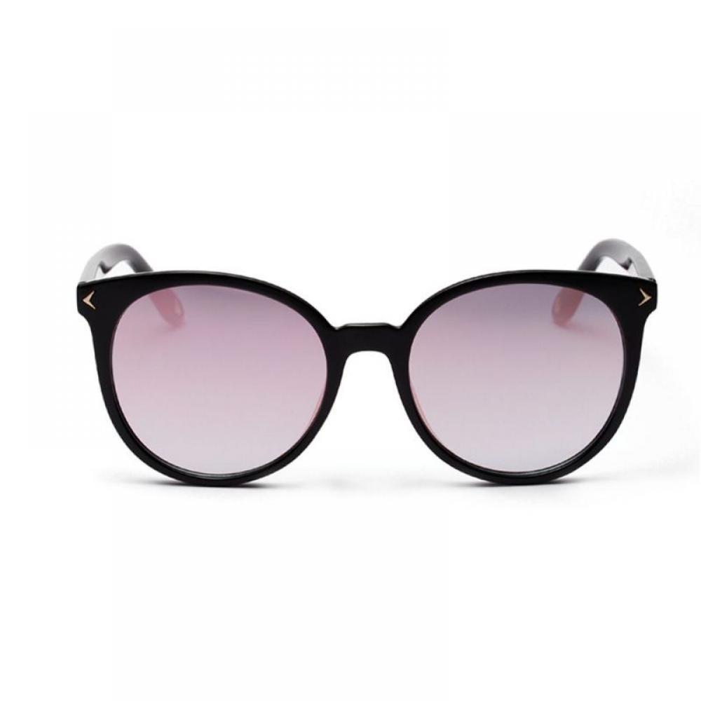 Round Sunglasses for Women Men, Retro Polarized Acetate Sunglasses Classic Fashion Designer Style - image 2 of 4