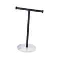 thumbnail image 4 of jifeng T Shape Under Cabinet Paper Towel Holder Towel Organizer Rack for Countertop Black, 4 of 9