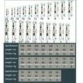 thumbnail image 4 of 10 Pièces Outil de Connecteur Pivotant de Pêche Acier Inoxydable Roulement Crochet de Poisson Outils à Enclencher Accessoire Connecter Composant B en Forme de 37mm, 4 of 8