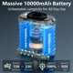 thumbnail image 5 of Ventilador de cintura portátil Leeyalan 5 velocidades 20000 RPM 10000 mAh, 5 of 8