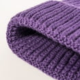 thumbnail image 2 of Hats for Women/Men Fall/winter Hat Monochrome Shopping Dome Beanie Cold Hat Fashion Wool Hat  Warm Padded Knit Hat, 2 of 5