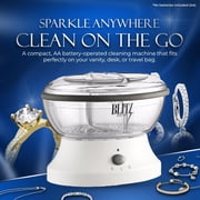 Ultra battery operated jewelry cleaning machine