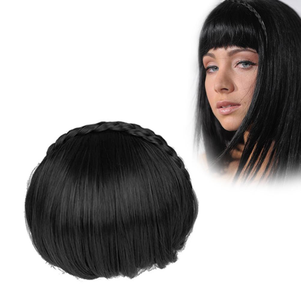 WREA Artificial Bangs Hairpin Hair Extensions Synthetic Wig Clip in High  Temperature Fiber Bangs Wig Hair Accessories - Walmart.com