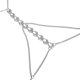 thumbnail image 3 of 1 cadena para el cuerpo con incrustaciones de diamantes, cadena de moda para el cuerpo, decoración, cadena de pecho multicapa sexy para mujeres (plata), 3 of 5