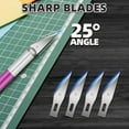 thumbnail image 7 of OFEFE 55-Piece Precision Hobby Knife Set with 5 Craft Knives and 50 #11 Blades - Professional X-Acto Knife for Art, Scrapbooking, Carving, DIY Projects, Model Building, 7 of 7