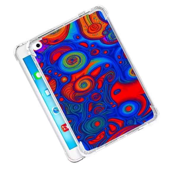 Compatible with iPad 4 Phone Case, Trippy-Psychedelic-19 Case Silicone Protective for Teen Girl Boy Case for iPad 4