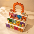 Barsme Day Of The Dead Wooden Altar Display Set,Dia De Los Muertos ...