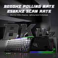 thumbnail image 3 of ATTACK SHARK R85HE Wired 75% Hall Effect Rapid Trigger Mechanical RGB Gaming Keyboard with 8K Polling,0.05mm RT Accuracy,0.08MS Latency,Magnetic Switch,5 Layer Sound Damped,Driver for PC(Moonlight), 3 of 9