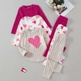thumbnail image 2 of Mnyotv Toddler Baby Girl Clothes Fall Long Sleeve Sweater Top and Matching Pants 6Pcs Winter Outfits Sets Size 2-3 Years, 2 of 6