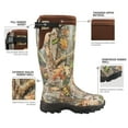 thumbnail image 5 of HISEA Rubber Men's Hunting Boots, Waterproof Adjustable Rain Boots for Men, 5 of 6