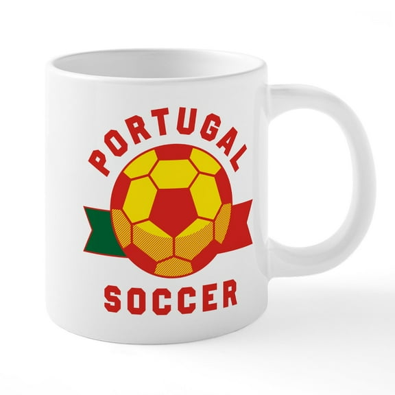 CafePress - Portugal Soccer Mugs - 20 Oz White Ceramic Mega Mug