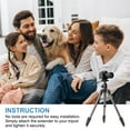 thumbnail image 5 of Uxcell 8" Metal Extension Rod, 1/4"-20 Male to Male Thread 0.47" Aluminum Alloy Lightweight Stabilizer Accessory Mount Tripod Extender Tube for Tripod DSLR Action Cameras, Black, 5 of 6
