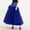 🔥 Blue, variant on USSUMA Mesh High-Hem Puffy Skirt High-Waist Double-Layer Tulle Full Flare Elastic Waist Lined For Dance Parties Performances Photo Shoots And Elegant Summer Styling