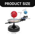 thumbnail image 3 of Clearance! Sun Earth Moon Model Educational Planetarium Project Kit English Solar System Planetarium Model Kids Solar System Model for Teens Students Leveler,Black, 3 of 9