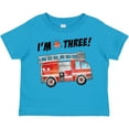 thumbnail image 3 of Inktastic I'm 3 Fire Truck 3rd Birthday Boys or Girls Toddler T-Shirt, 3 of 5