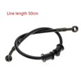 thumbnail image 2 of 50cm-120cm Motorcycle Brake Hose Braided Steel Brake Clutch Oil Hose Line, 2 of 2