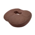 thumbnail image 3 of Cojín de asiento de espuma viscoelástica, cojín para silla, almohadilla ergonómica para sentarse, ideal para juegos y aviones. café, 3 of 9