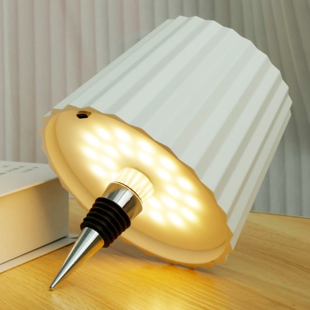 Evjurcn LED Wine Bottle Lamp 3 Colors Dimmable Wine Bottle Light Touch Control Cordless Table Lamp USB Rechargeable Table Light Decorative Wine Bottle Night Light for Bar Restaurant Bedroom