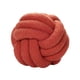 thumbnail image 2 of Plush Knot Ball Pillow Diameter 22cm Room Decoration for sofa Couch Red, 2 of 9