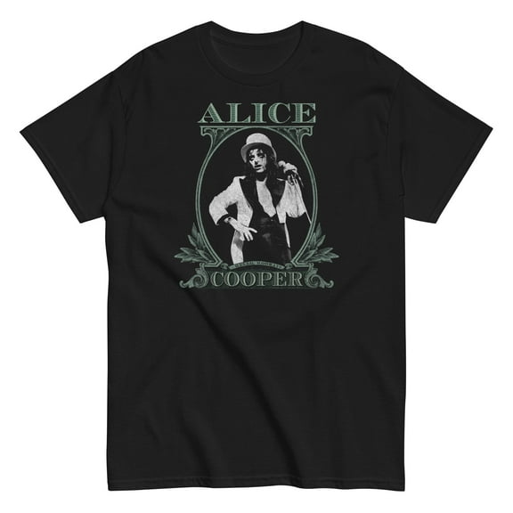 Alice Cooper - Bankroll Unisex T-Shirt - Black - Small