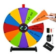 thumbnail image 1 of WinSpin Roue de Prix Modulaire 24 Pouces Jeu de Spinning 12 Emplacements Effaçable à Sec pour Carnaval Spinner Événements École, 1 of 9