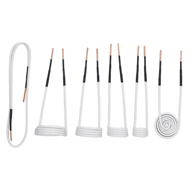 Bobinas del Calentador de inducción, 6 cable de 6 pc de inducción de inducción con núcloe de latón de 2.5 mm resistente al calor para tuercas oxidadas