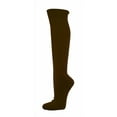 thumbnail image 3 of Couver Unisex Knee High Sports Athletic Baseball Softball Socks, Dark Brown, Large, 1 Pair, 3 of 8