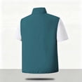 thumbnail image 4 of Avirosel Men's Lightweight Vest Outerwear Zip Up Casual Outdoor Sleeveless Jacket with Zipper Pockets for Golf Running Hiking Light Blue, 4 of 6