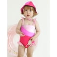 thumbnail image 4 of Usaibhir Baby Girls Swimsuit Toddler Ruffled Bikini One-Piece Swimwear Baby Girl Bathing Suits Kids Swimming Bathing Beachwear 12M-4Y, 4 of 10